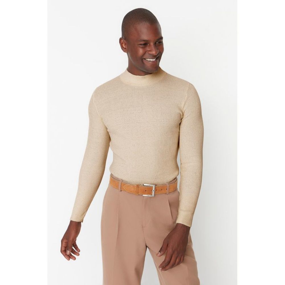 NWT Trendyol Men Regular High neck Knitwear Sweater
